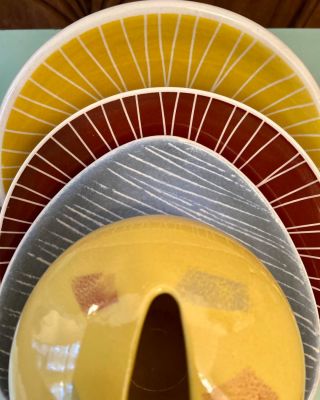 1960s #3 Raritní příležitost získat hned tři kousky ze sběrateli velmi ceněné produkce výrobního družství Jihotvar...